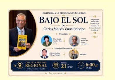 Carlos Varas presenta su poemario «Bajo el sol» en la Casa de la Identidad Regional de Trujillo.