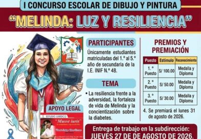 I Concurso Escolar de Dibujo y Pintura: «Melinda: Luz y Resiliencia» en la I.E. INIF Nº 48