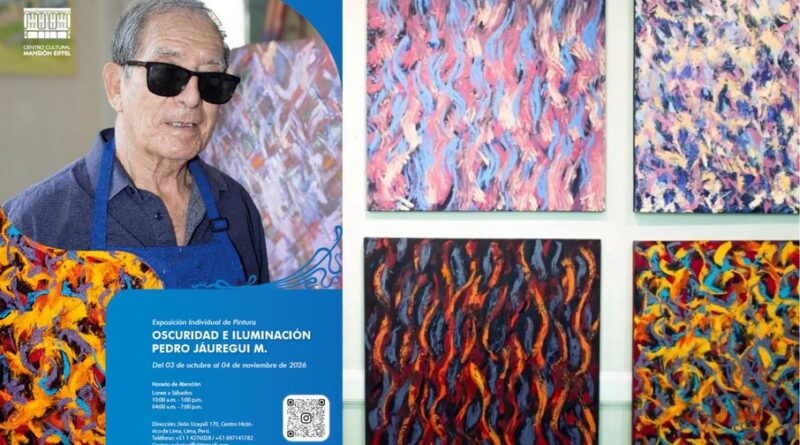 “Oscuridad e Iluminación: sentido de vida”, exposición del artista Pedro Jáuregui en Mansión Eiffel